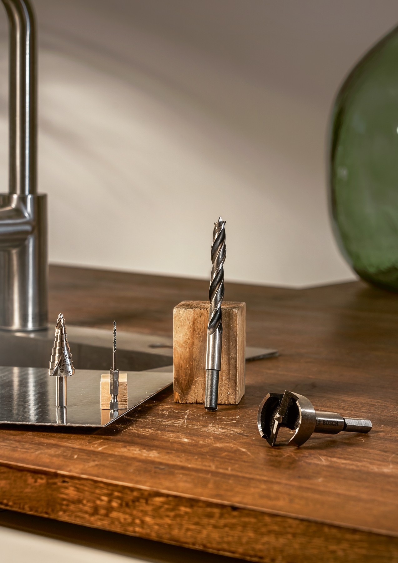 Broca Forstner, DIN 7483 G. D = 10,0 mm; L = 90 mm