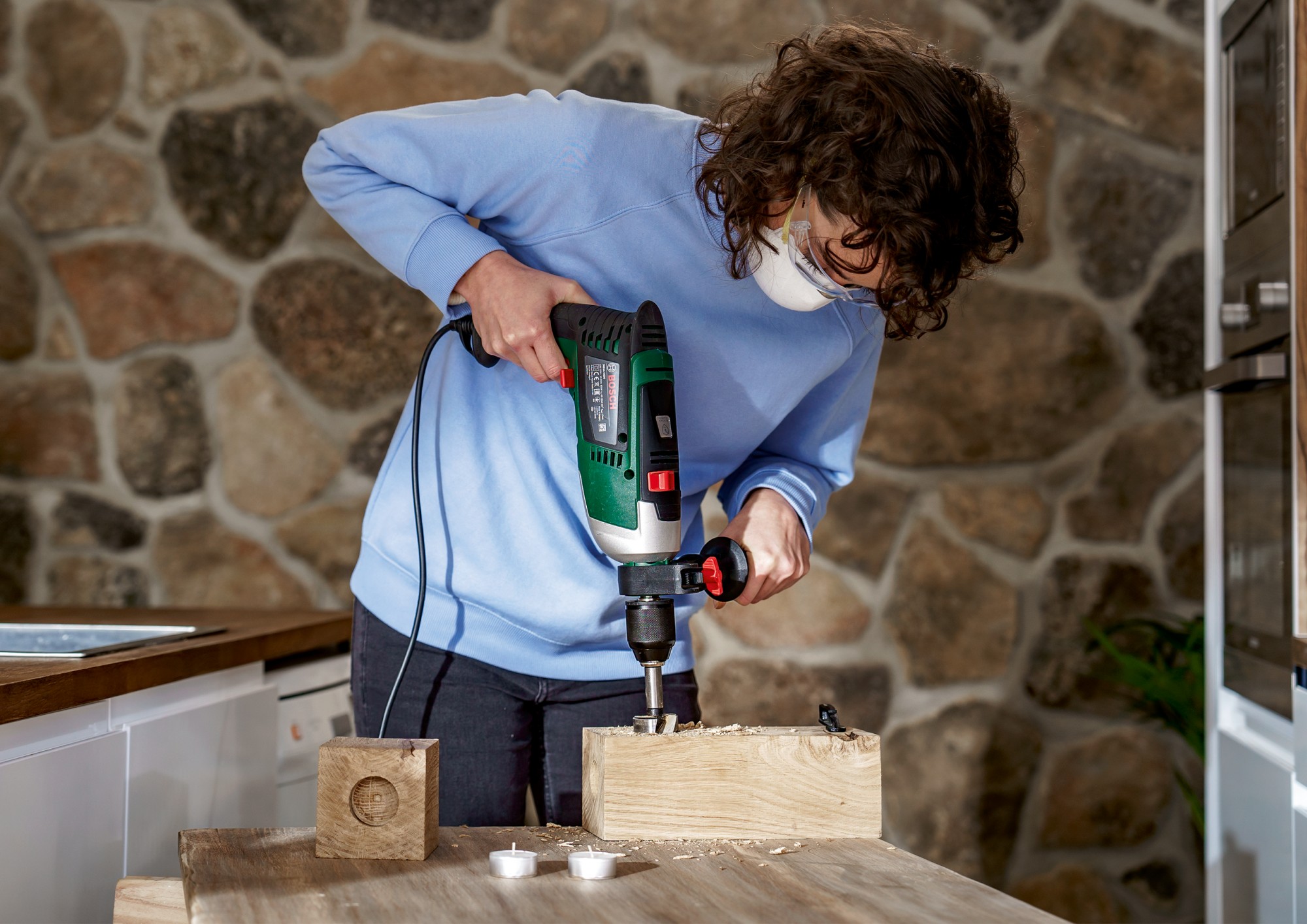 Broca Forstner, DIN 7483 G. D = 10,0 mm; L = 90 mm