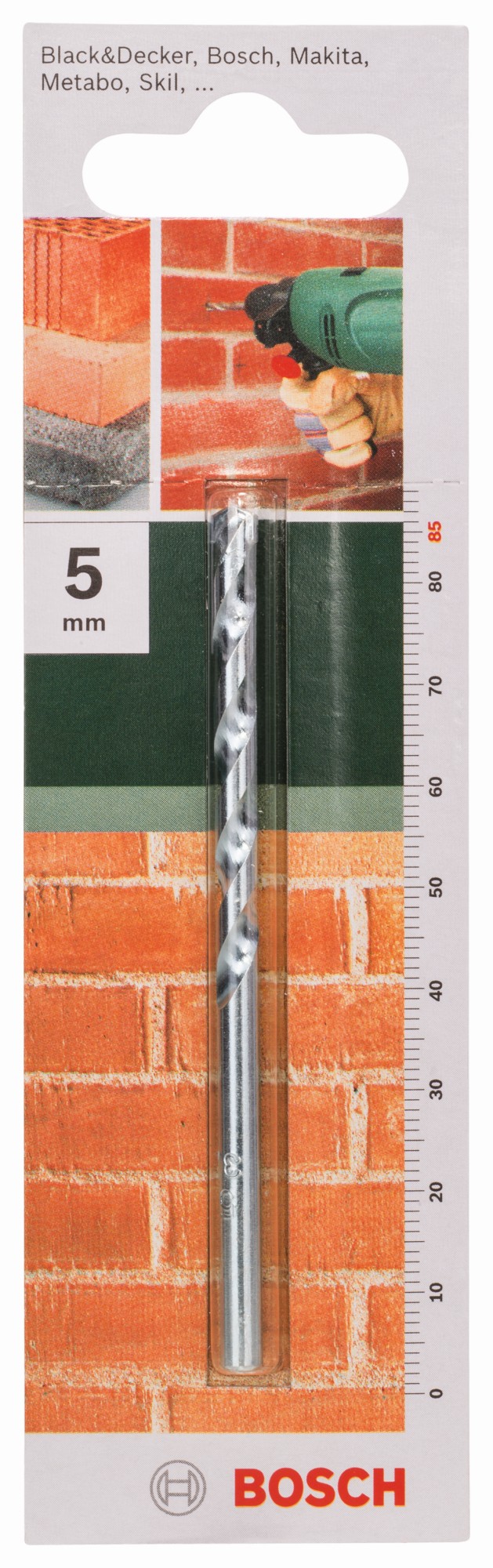 Brocas para piedraD = 5,0 mm; L = 85 mm