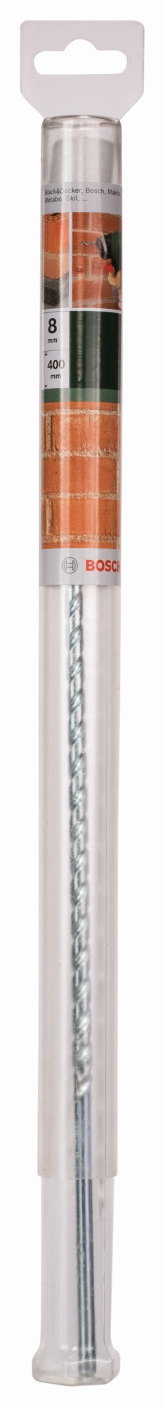 Broca para piedra según la norma ISO 5468D = 8,0 mm; L = 400 mm