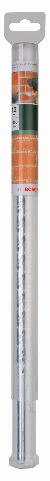 Broca para piedra según la norma ISO 5468D = 12,0 mm; L = 400 mm