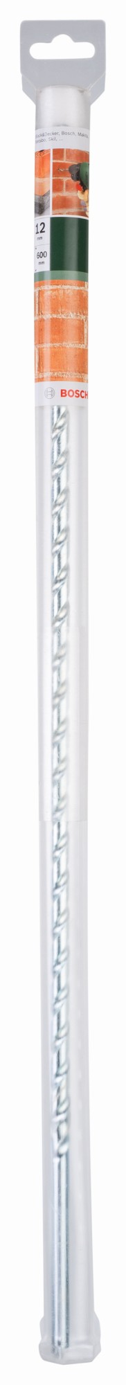 Broca para piedra según la norma ISO 5468D = 12,0 mm; L = 600 mm