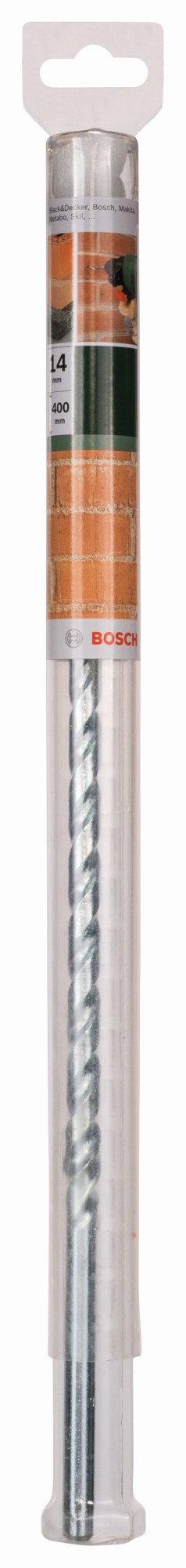 Broca para piedra según la norma ISO 5468D = 14,0 mm; L = 400 mm