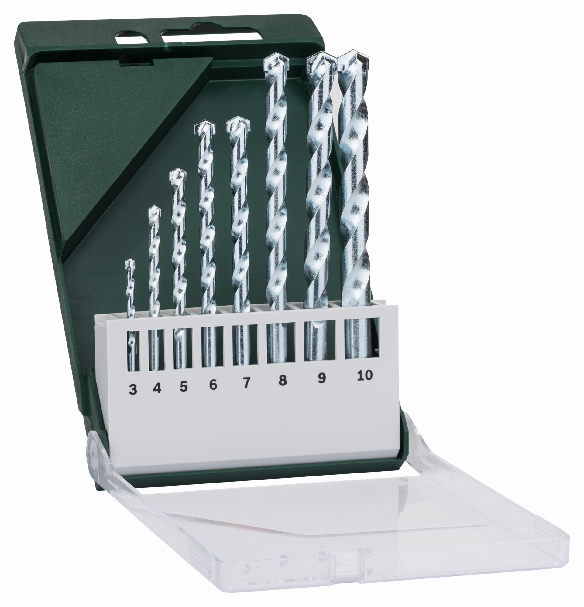 Set de brocas para piedra de 8 piezas