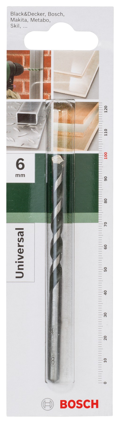 Broca multiusoD = 6,0 mm; L = 100 mm