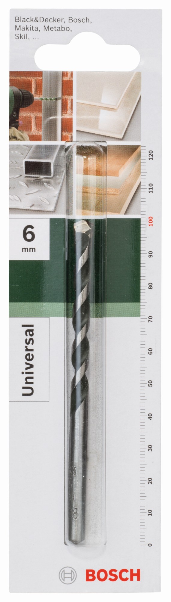 Broca multiusoD = 6,0 mm; L = 100 mm