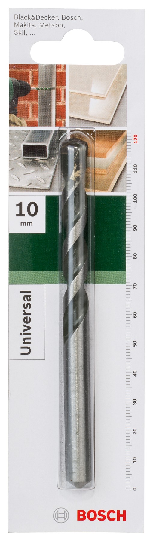 Broca multiusoD = 10,0 mm; L = 120 mm