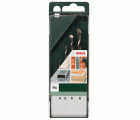 Set de brocas multiuso de 4 piezas4,0 mm x 75 mm; 5,0 mm x 85 mm; 6,0 mm x 100 mm; 8,0 mm x 120 mm