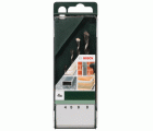 Set de brocas multiuso de 4 piezas4,0 mm x 75 mm; 5,0 mm x 85 mm; 6,0 mm x 100 mm; 8,0 mm x 120 mm