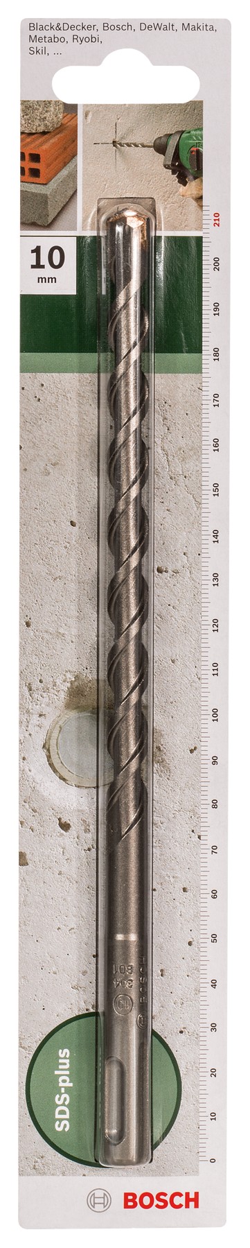 Broca SDS plus para martillos perforadoresD = 11 mm; L = 210 mm