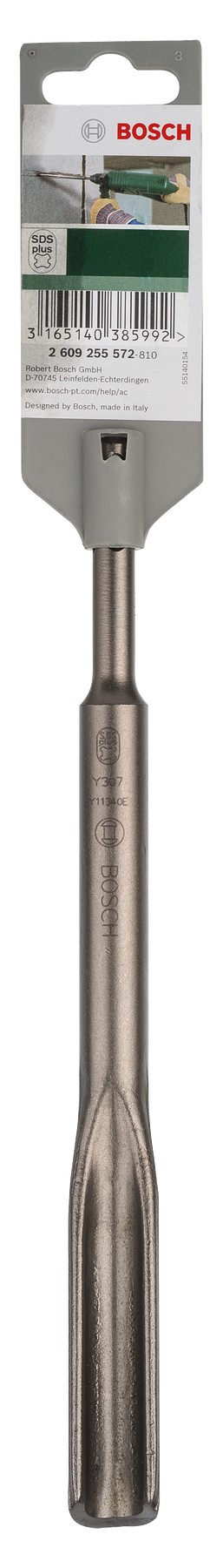 Cincel acanalado SDS plusL = 250 mm; B= 22 mm