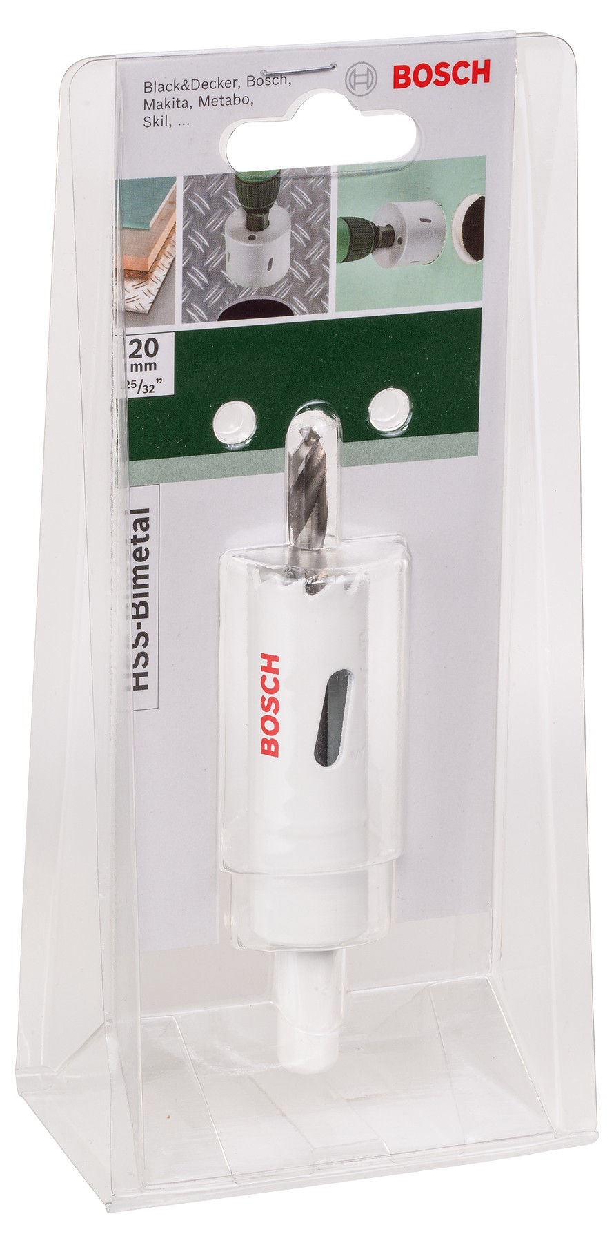 Sierra de corona HSS bimetálicaDiámetro = 20 mm