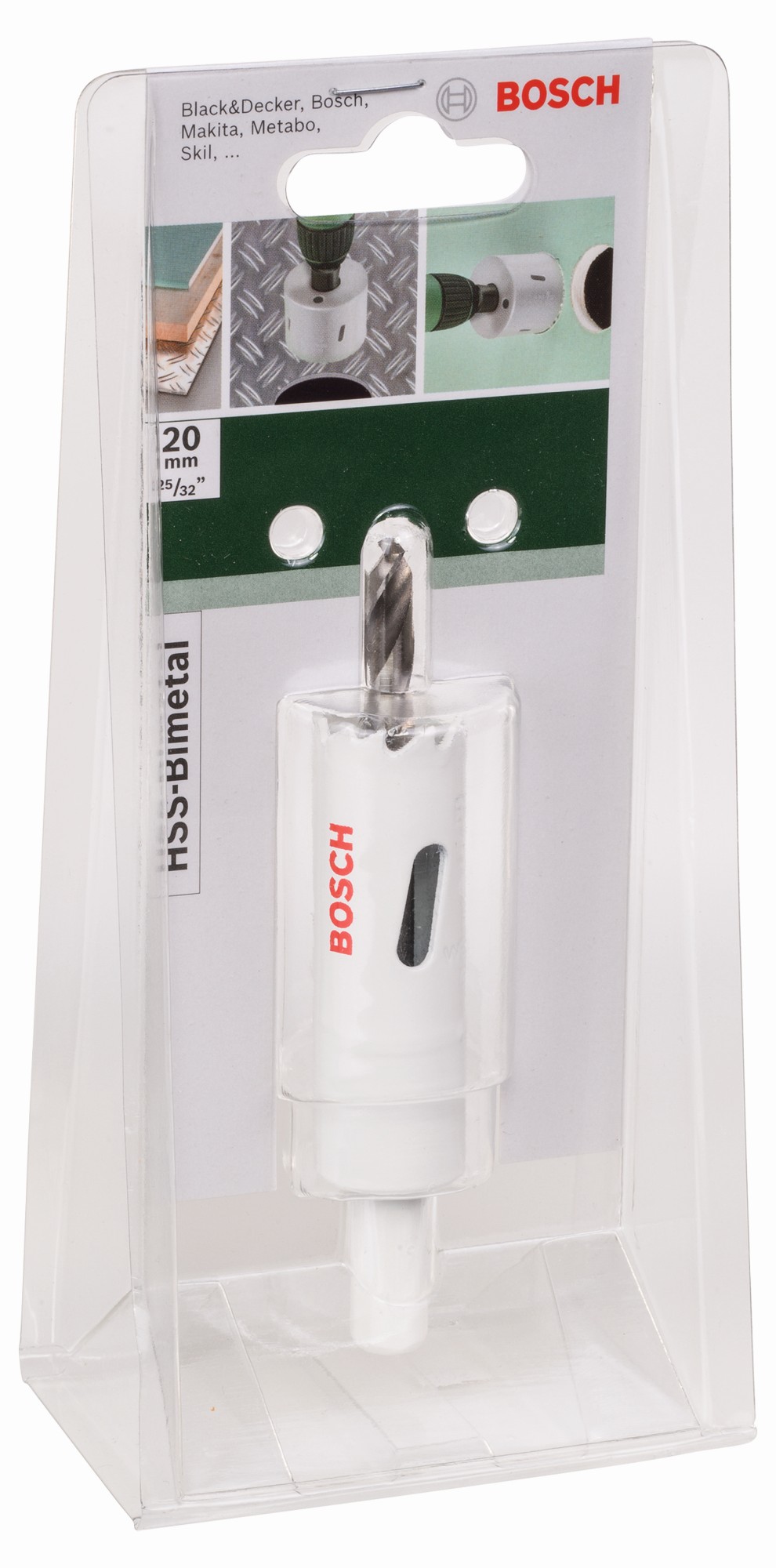 Sierra de corona HSS bimetálicaDiámetro = 20 mm