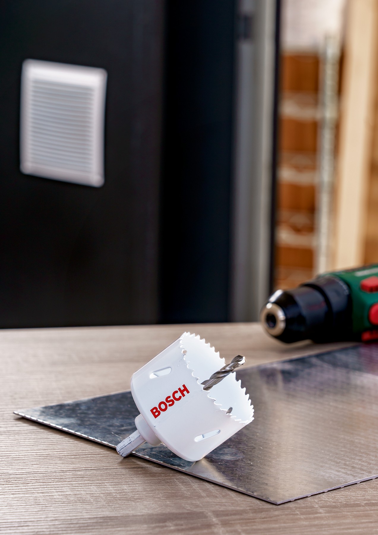 Sierra de corona HSS bimetálicaDiámetro = 22 mm