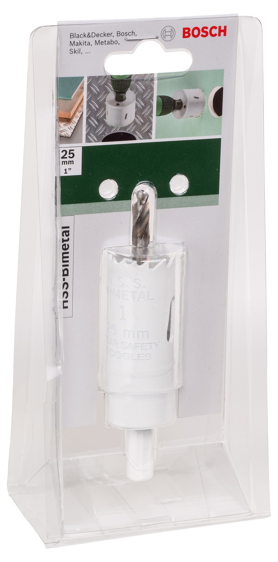 Sierra de corona HSS bimetálicaDiámetro = 25 mm