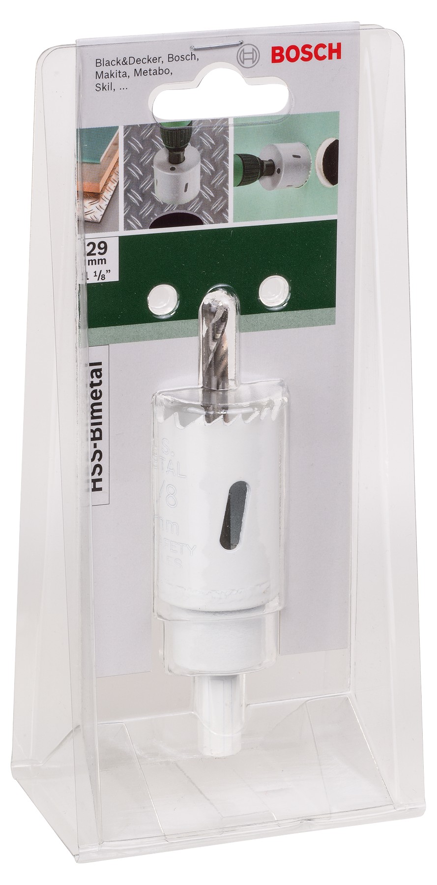 Sierra de corona HSS bimetálicaDiámetro = 29 mm