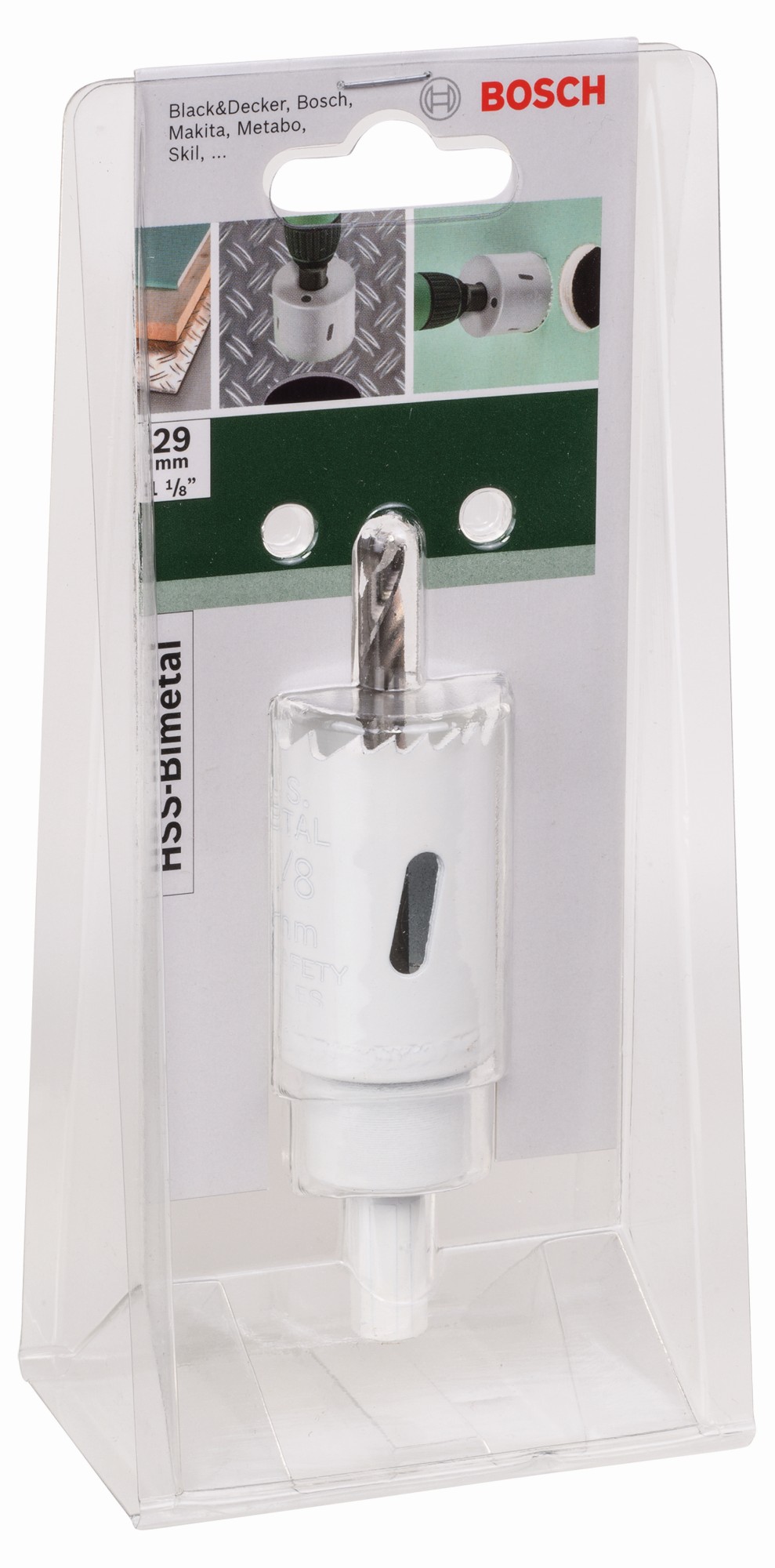 Sierra de corona HSS bimetálicaDiámetro = 29 mm