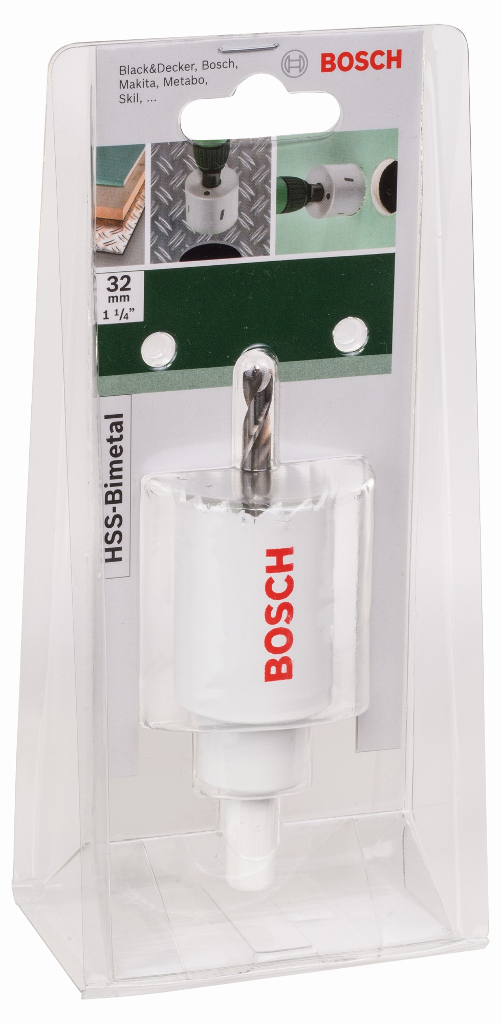 Sierra de corona HSS bimetálicaDiámetro = 32 mm