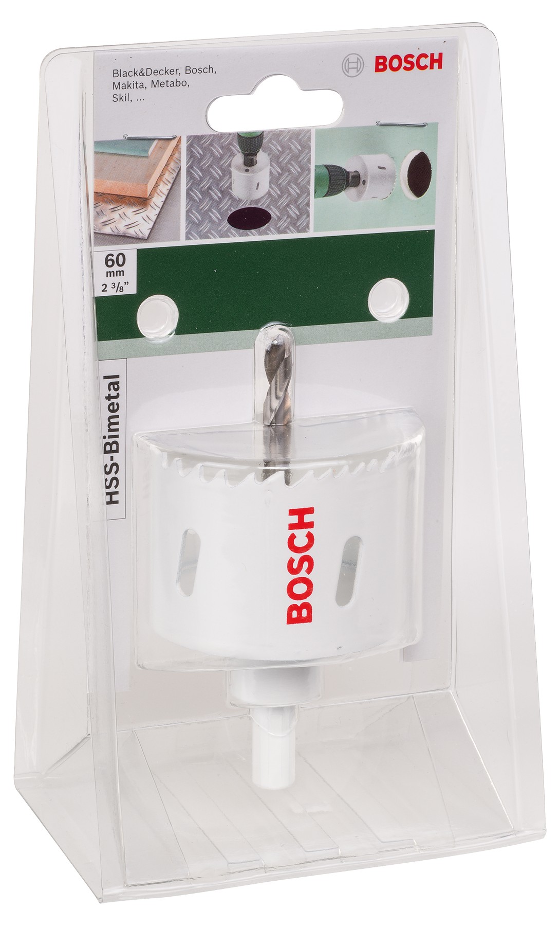 Sierra de corona HSS bimetálicaDiámetro = 60 mm