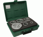 Set de 5 sierras de corona, con plaquita de metal duro