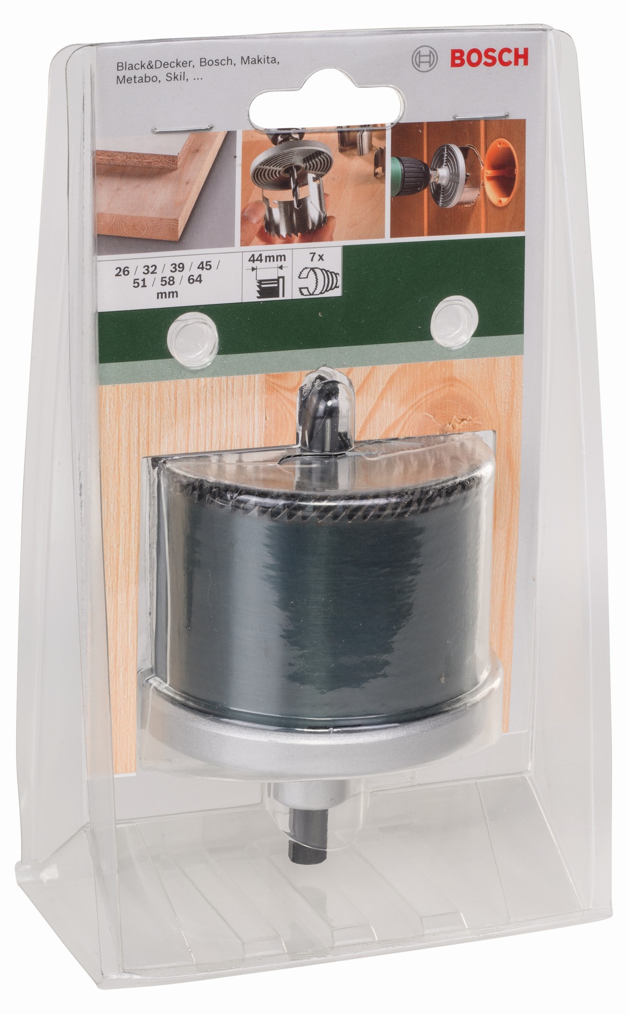 Set de 7 coronas de sierra26; 32; 39; 45; 51; 58; 64 mm