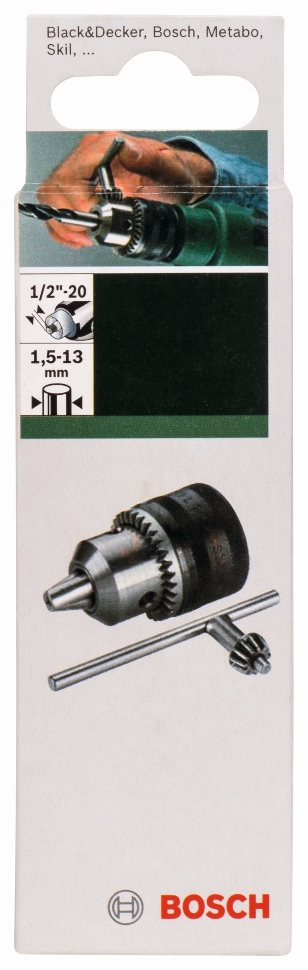 Portabrocas de corona dentada hasta 13 mm