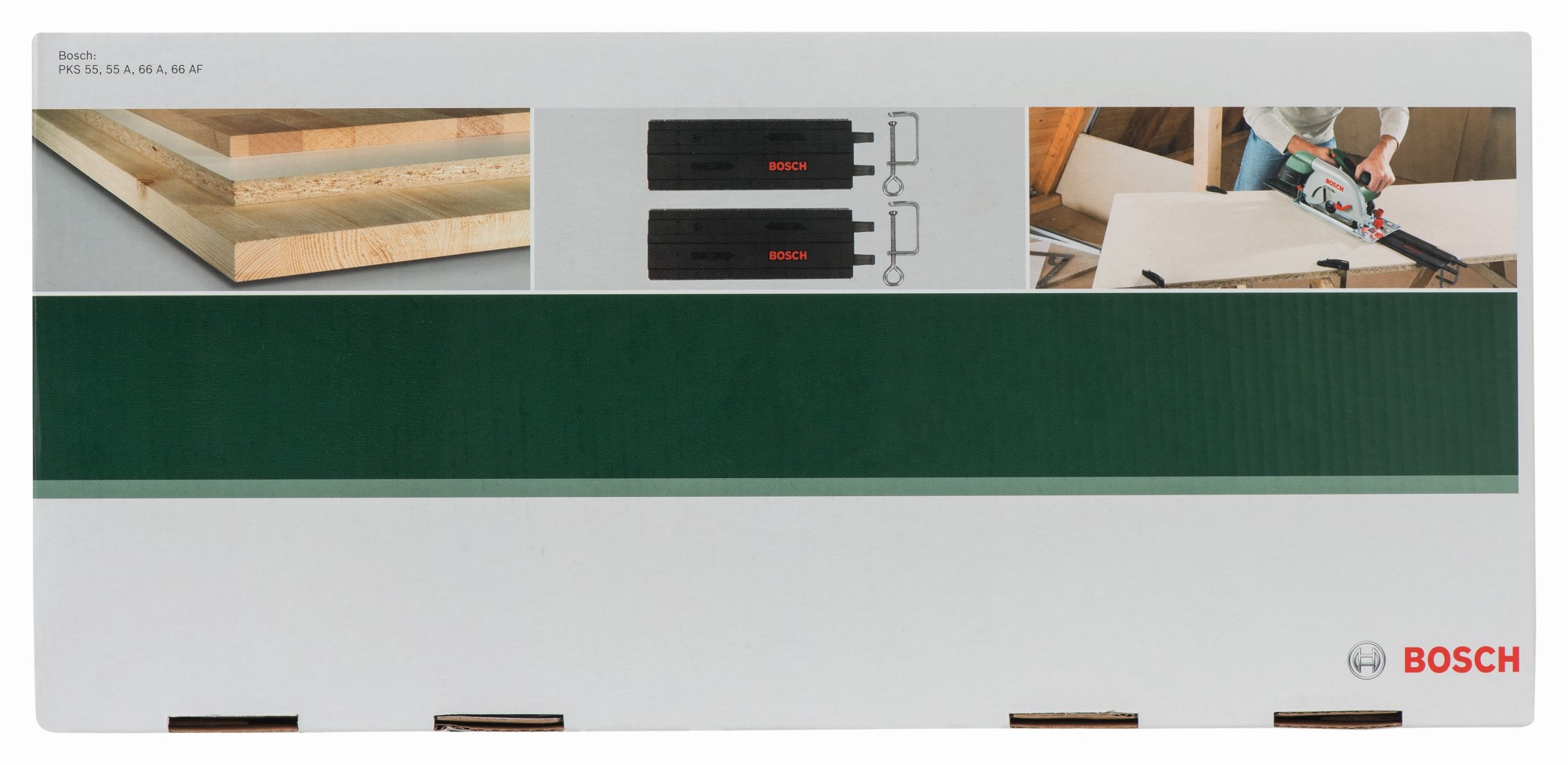 Carril guía de 2 piezas con sargentosCarril guía de 2 piezas con sargentos