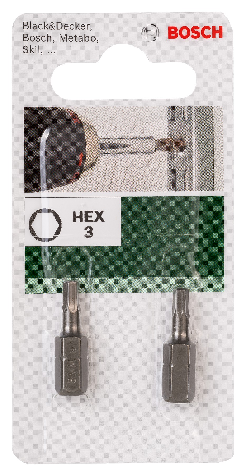 Punta de destornillador estándar HEX