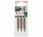 Set de 3 puntas dobles de atornillar, mixto (S, PH, PZ)