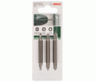 Set de 3 puntas dobles de atornillar, mixto (S, PH, PZ)