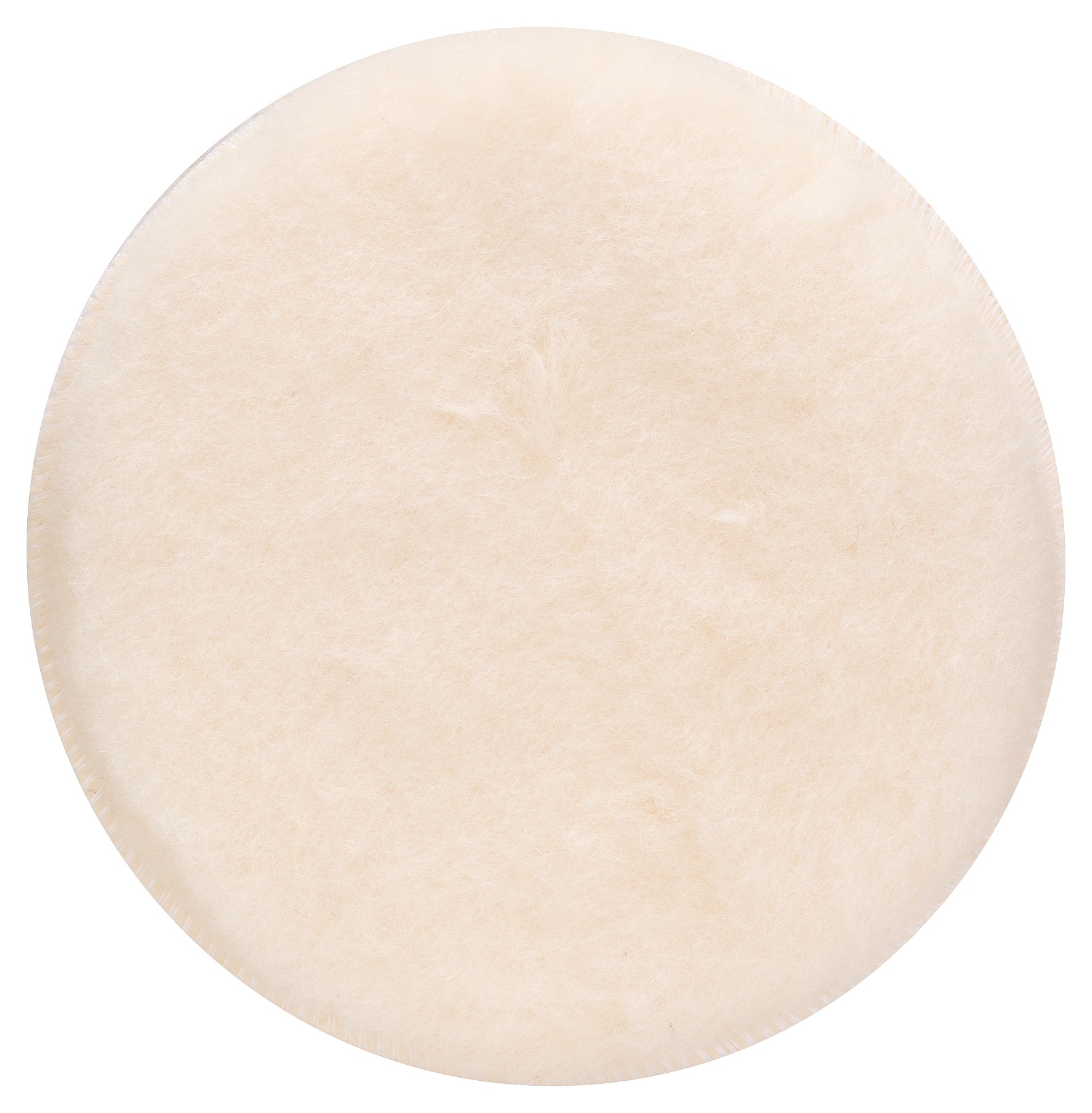 Caperuza de lana de oveja para lijadoras excéntricas. Cierre por contacto