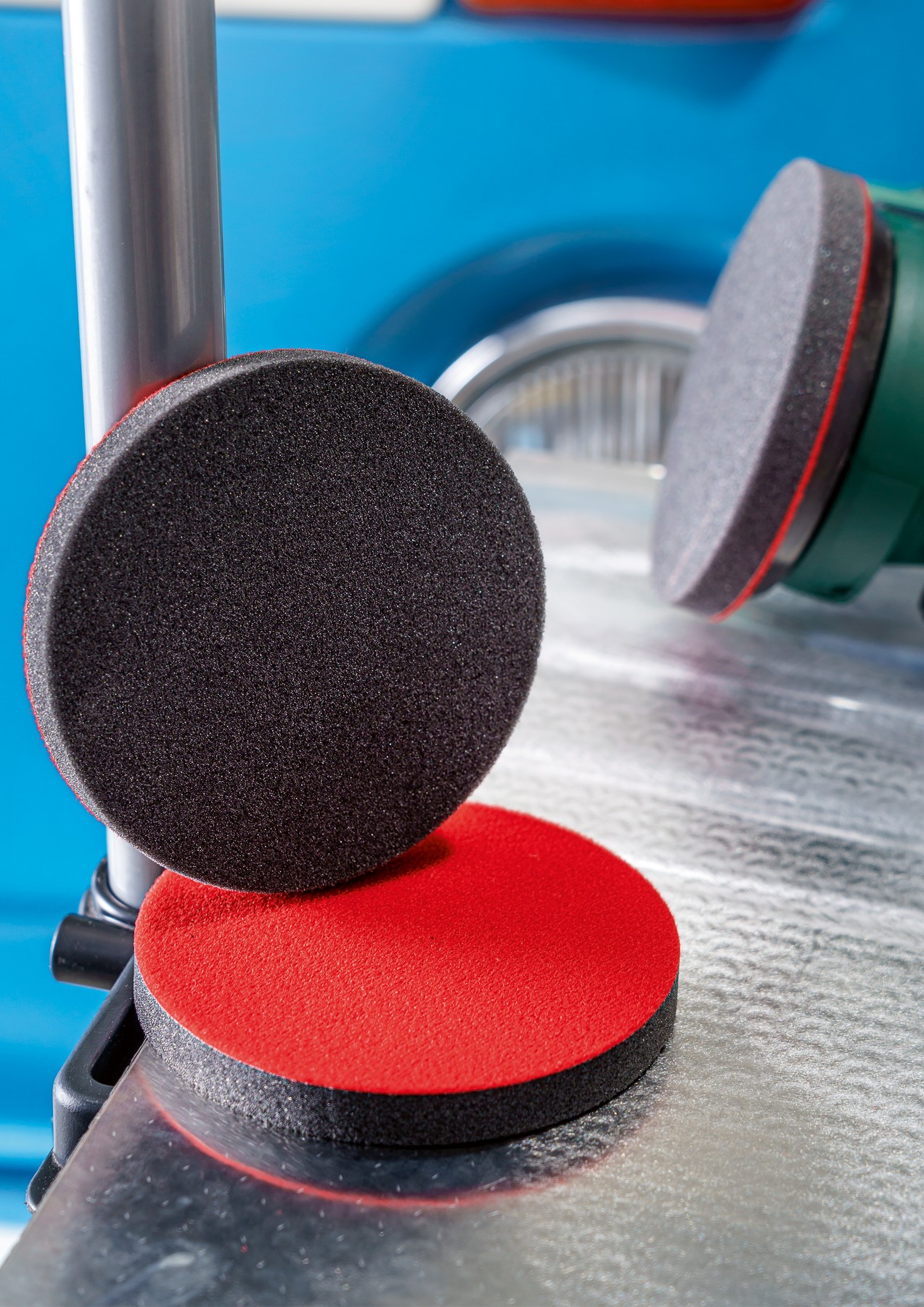 Esponja de pulido para lijadora excéntrica, 125 mmCierre por contacto