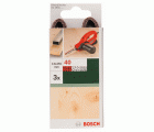 Set de 3 bandas de lija para Black+Decker Powerfile, calidad roja13 x 451 mm; G = 40, para madera