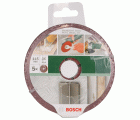 Set de discos lijadores de fibra de 5 piezas para amoladora angular, corindónD = 115 mm; K = 36; 5 piezas