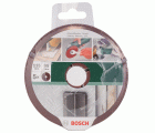 Set de discos lijadores de fibra de 5 piezas para amoladora angular, corindónD = 115 mm; G = 80, 5 unidades