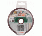 Set de discos lijadores de fibra de 12 piezas para amoladora angular, corindónD = 115 mm; G = 36 - 100, 12 unidades