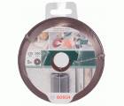 Set de discos lijadores de fibra de 5 piezas para amoladora angular, corindónD = 125 mm; G = 100, 5 unidades