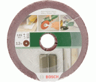 Set de discos lijadores de fibra de 12 piezas para amoladora angular, corindónD = 125 mm; G = 36 - 100, 12 unidades