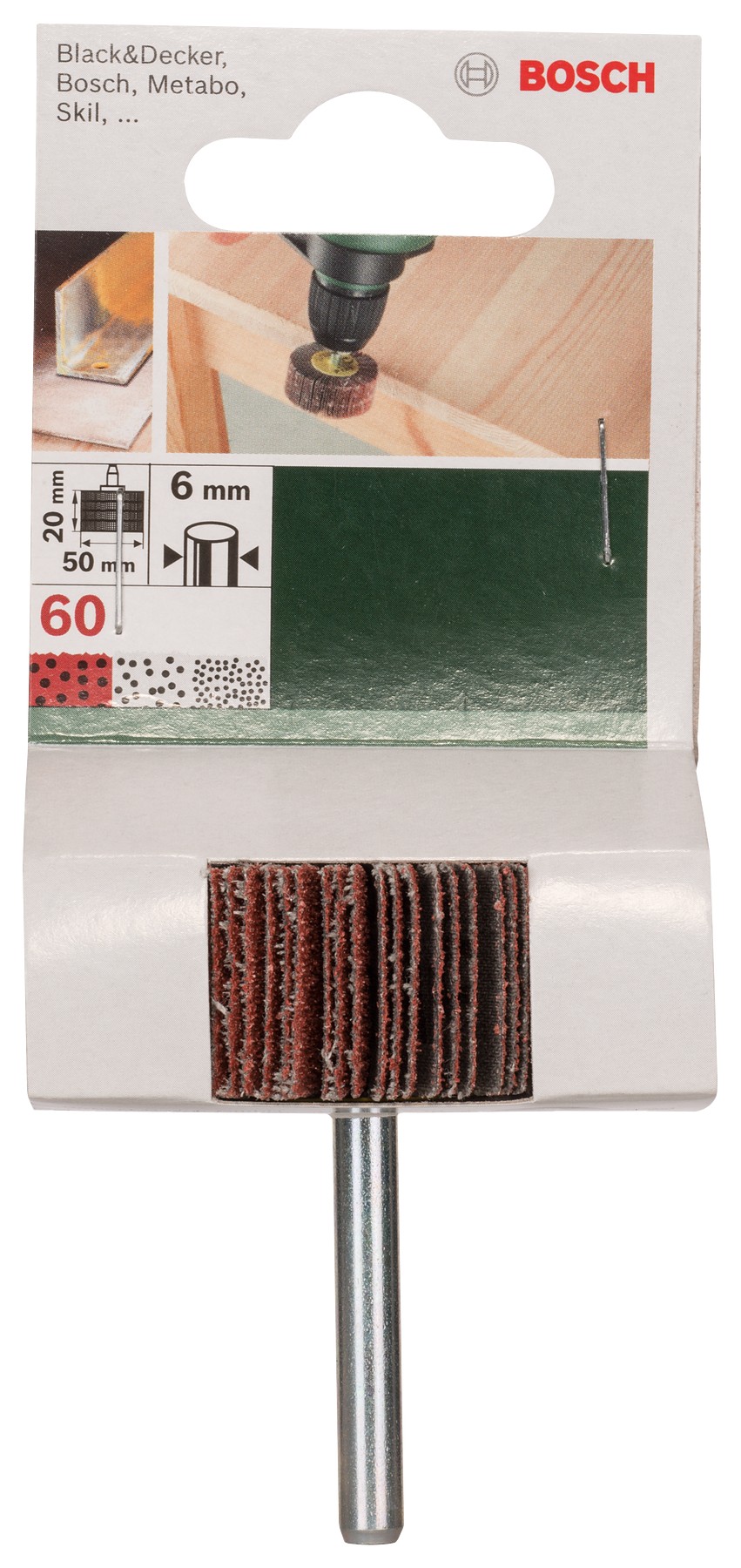 Lijadoras de laminillas para taladradoras, 50 mm