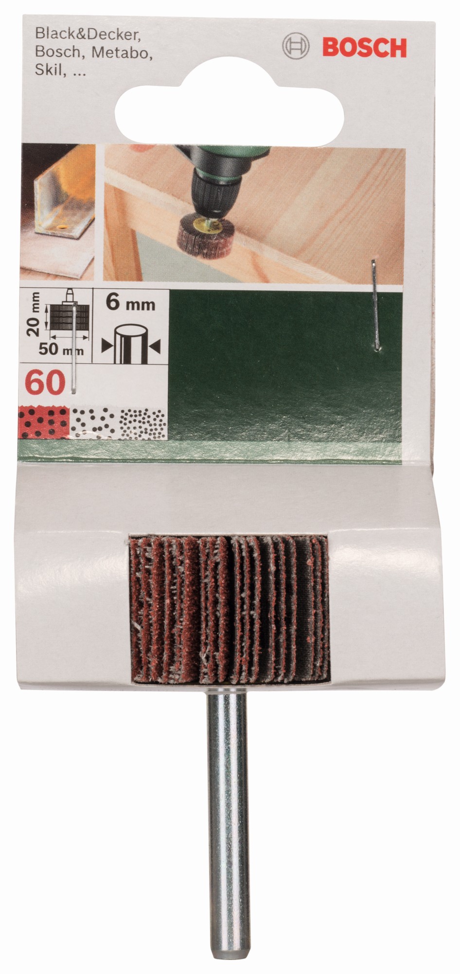 Lijadoras de laminillas para taladradoras, 50 mm