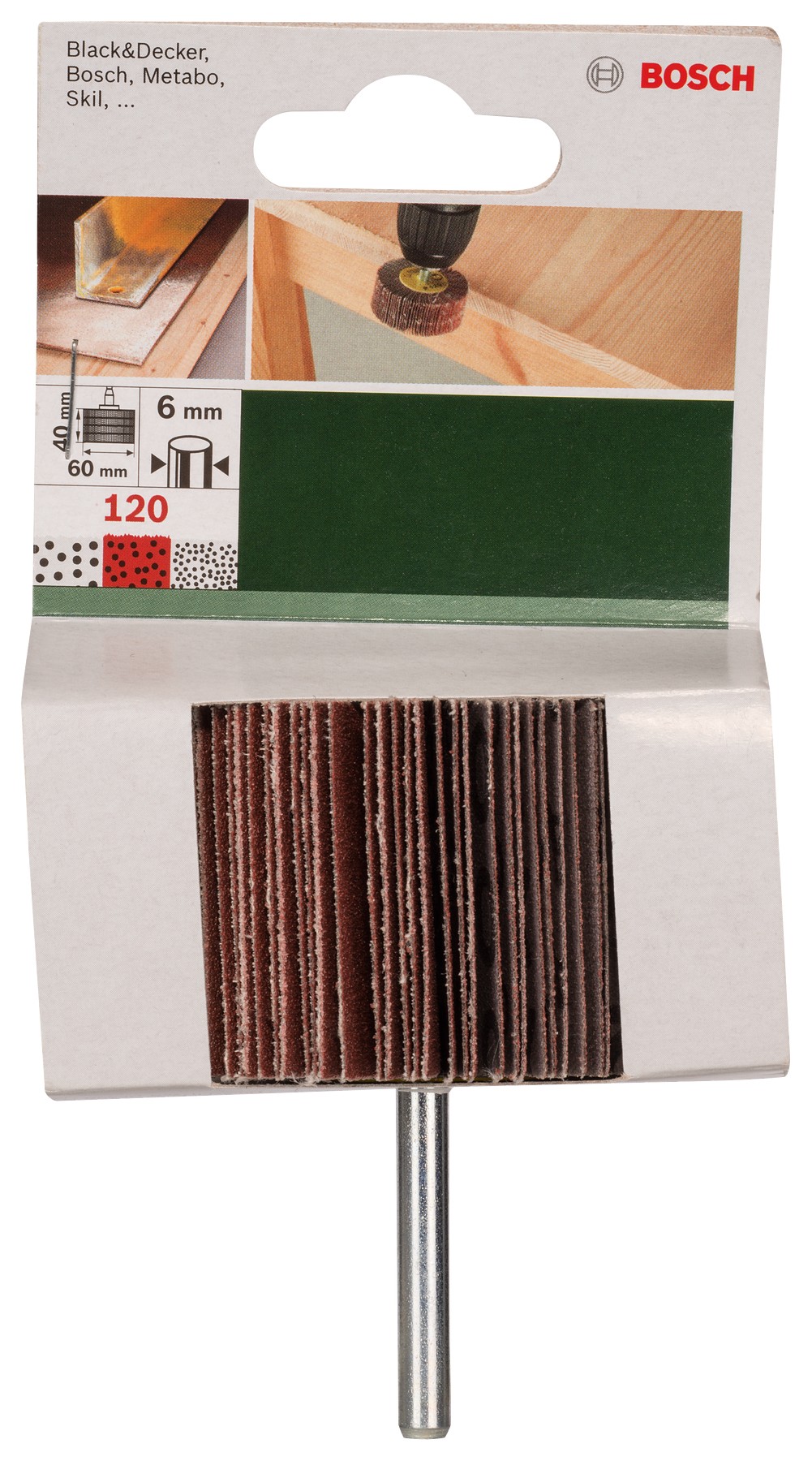 Lijadoras de laminillas para taladradoras, 60 mm