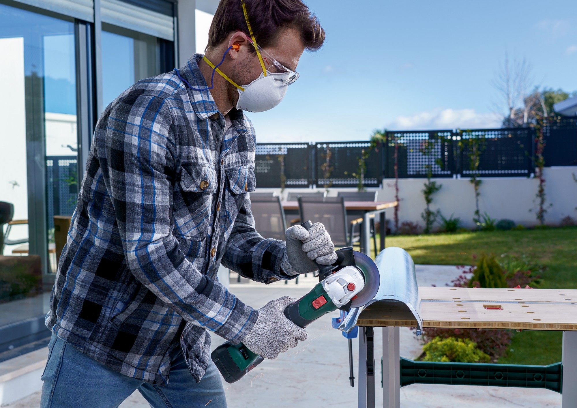 Set de discos de tronzar de 5 piezas, acodado para metalD = 125 mm