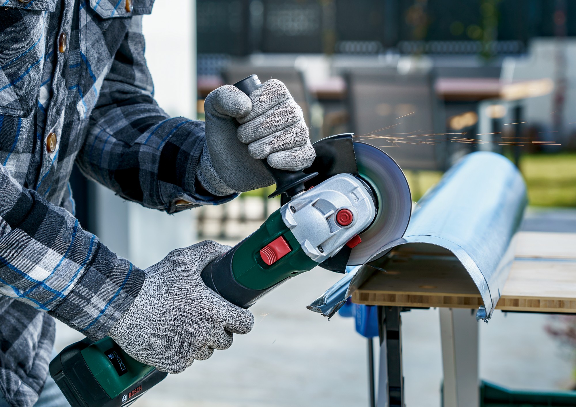 Set de discos de tronzar de 5 piezas, acodado para metalD = 125 mm