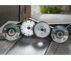 Set de discos de tronzar de 5 piezas, acodado para metalD = 125 mm