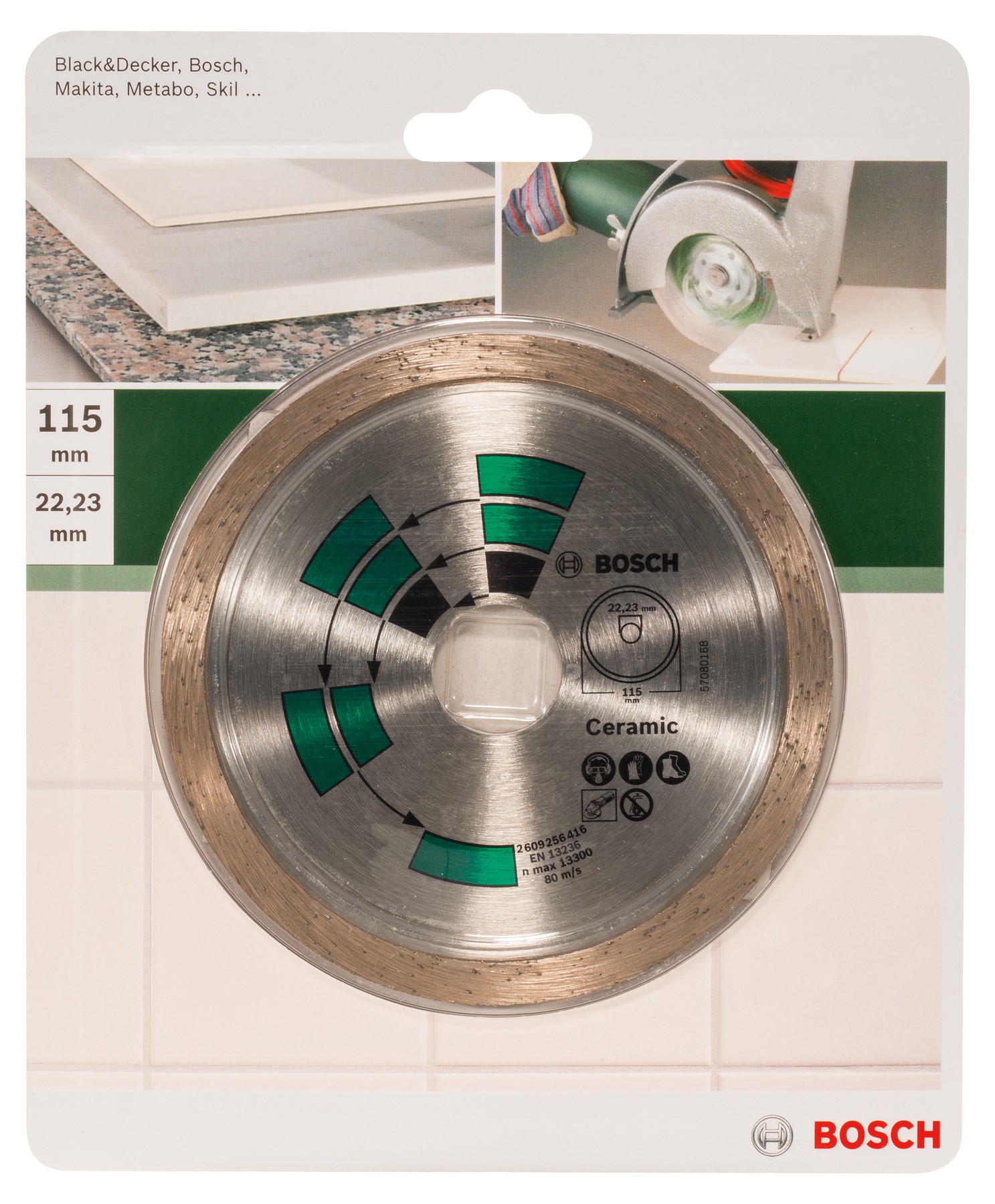 Disco de corte de diamante para azulejosD = 115 mm