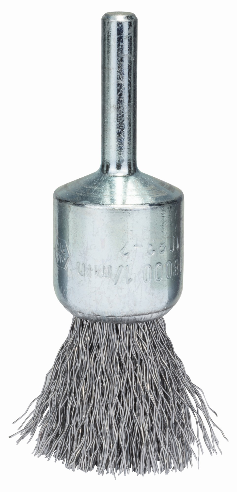 Cepillo de acabado para taladros: alambre ondulado, 25 mm