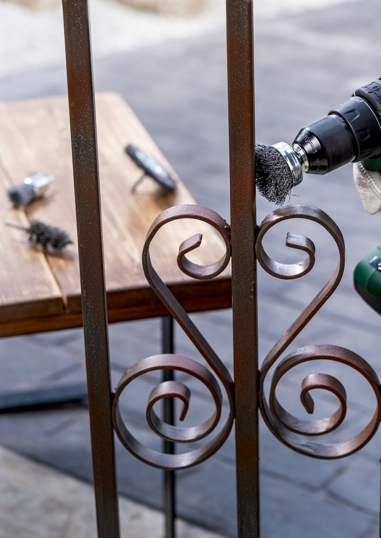 Set de cepillos de alambre de 4 piezas4 piezas set de cepillos de alambre