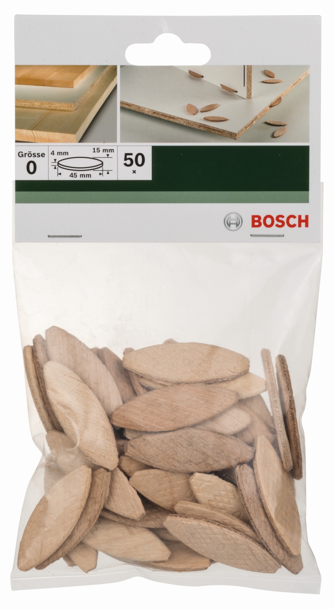 Taco planoLongitud = 45 mm