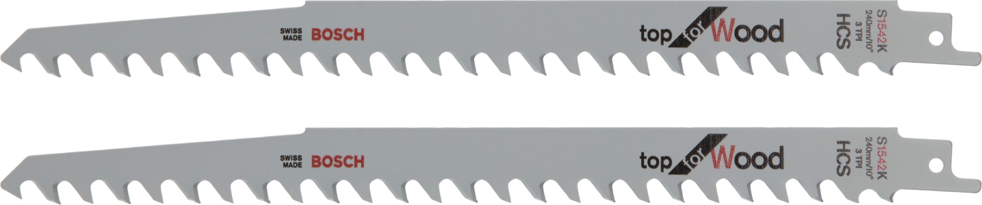 Hoja de sierra sable HCS, S 1542 K. Top for Wood