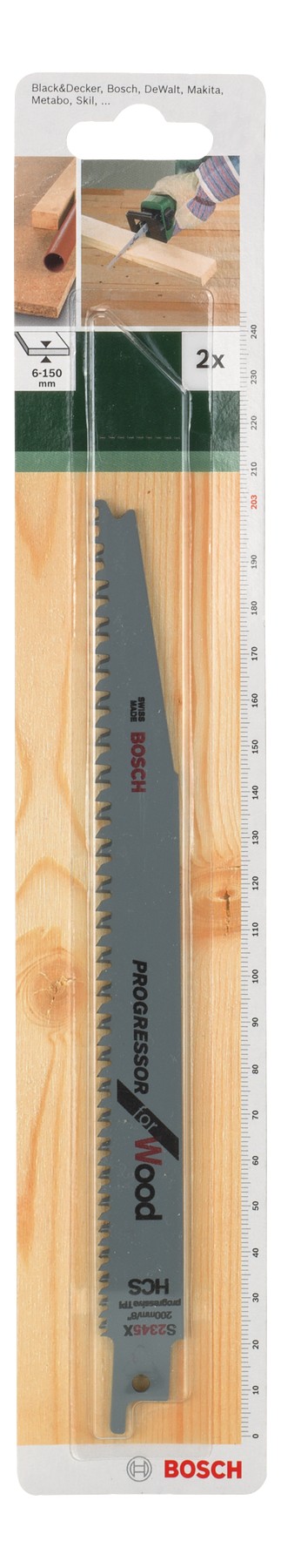 Hoja de sierra sable HCS, S 2345 XProgressor for Wood